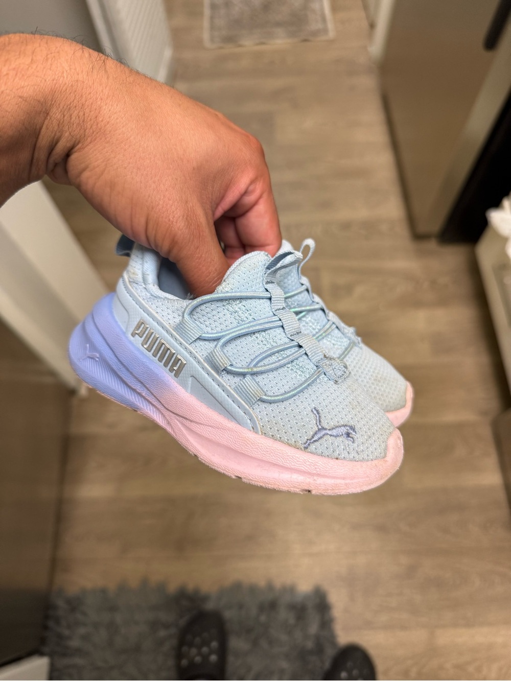 PUMA LITTLE KID ONE4ALL BLUE TODDLER TD SIZE 6C Used